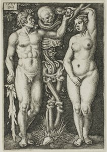Adam och Eva av Hans Sebald Beham