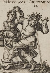 Beham Bondefesten 1546 bl 06 detalj av Hans Sebald Beham