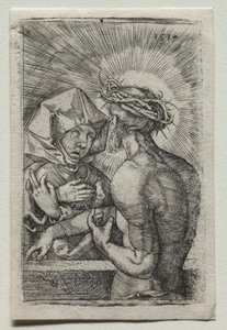 Kristus och Jungfrun, 1519. av Hans Sebald Beham