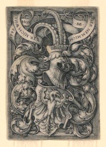 Vapensköld med en örn av Hans Sebald Beham