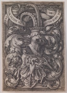 Vapensköld med en örn av Hans Sebald Beham