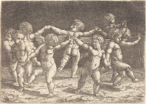 Kärleksgudarnas dans av Hans Sebald Beham