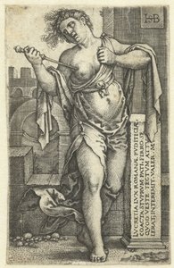 Lucretias död av Hans Sebald Beham