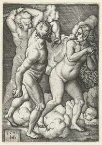 Utvisning från paradiset av Hans Sebald Beham