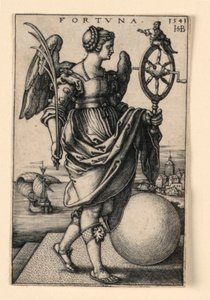 Fortuna (Fortune) av Hans Sebald Beham