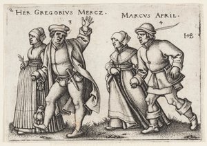 mars och april av Hans Sebald Beham
