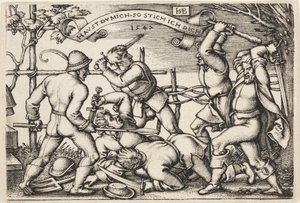 Bondens bråk av Hans Sebald Beham