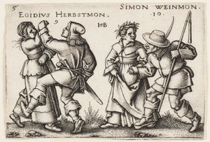 september och oktober av Hans Sebald Beham