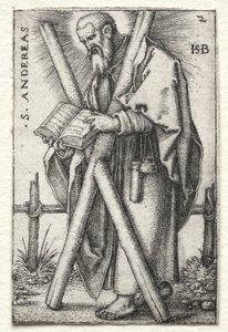 St Andrew, 1545-1546. av Hans Sebald Beham