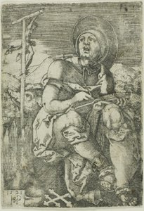 St. Antonius Eremiten av Hans Sebald Beham
