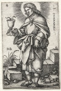 St John, 1545-1546. av Hans Sebald Beham