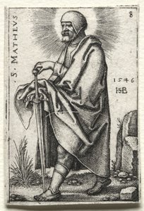 St Mark av Hans Sebald Beham