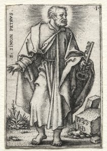 S:t Simon Peter, 1545-1546. av Hans Sebald Beham