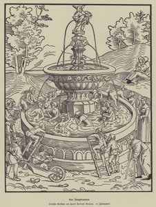 Ungdomens fontän, 1500-talet av Hans Sebald Beham