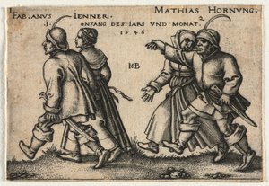 Bondbröllopet eller de tolv månaderna, 1546. av Hans Sebald Beham