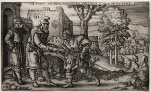 Den förlorade sonen. av Hans Sebald Beham