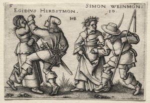 Bybröllopet: Egidius Herbstmon / Simon Weimon av Hans Sebald Beham