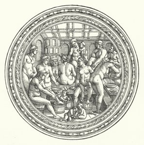 Kvinnobadet av Hans Sebald Beham