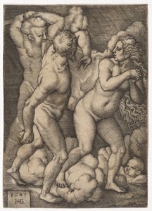 Utvisningen från paradiset, 1543 av Hans Sebald Beham