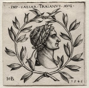 Trajanus av Hans Sebald Beham