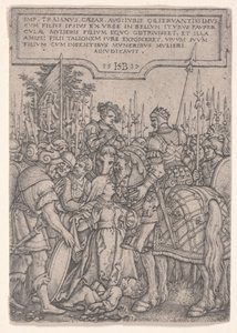 Trajanus rättvisa av Hans Sebald Beham
