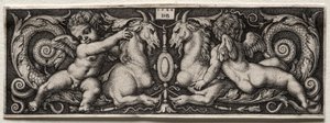 Två Genii av Hans Sebald Beham