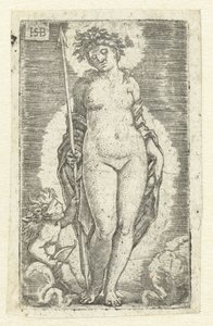 Venus i Amor av Hans Sebald Beham