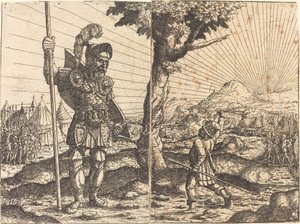 David och Goliat, 1551.