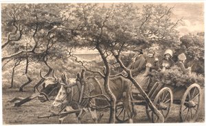 Ett dubbfordon. Genom snåret. Hammerum Herred av Hans Smidth