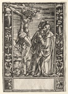 St. Maria och St. Johannes före korset av Hans Springinklee