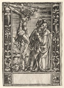 St. Maria och St. Johannes före korset. av Hans Springinklee