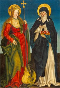 S:ta Margareta och S:ta Ottilia - altaret i Inzigkofen
