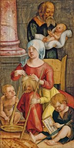 Mary Salome och hennes familj, 1515 av Hans Suess Kulmbach