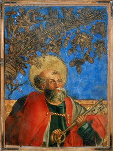 Sankt Peter, övre delen, detalj av berättelser om de heliga Peter och Paulus