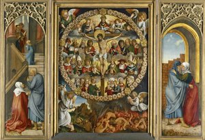 Rosenkransens triptyk av Hans Suess Kulmbach von