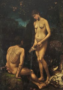 Adam och Eva av Hans Thoma