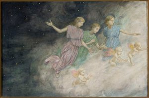 Änglar - Bebådelsen av Hans Thoma
