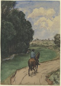 Vid skogsbrynet av Hans Thoma