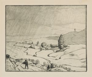 Det börjar regna av Hans Thoma