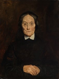 Porträtt av fru Scholderer av Hans Thoma
