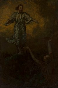Kristus och Sankt Petrus av Hans Thoma