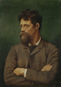Där målar Albert Lang av Hans Thoma