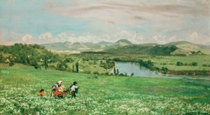 Rhen vid Säckingen av Hans Thoma