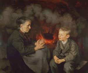 Mormor berättar sagor av Hans Thoma