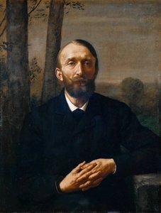 Porträtt av Konrad Fiedler 1841-1895, 1884. av Hans Thoma