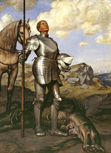 Riddaren Sankt Georg av Hans Thoma