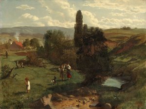 Landskap i Schwarzwald av Hans Thoma