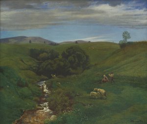 Äng i Schwarzwald nära Bernau av Hans Thoma