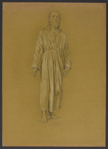 Studie av Kristusgestalten av Hans Thoma