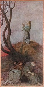 Agony in the Garden, illustration från 